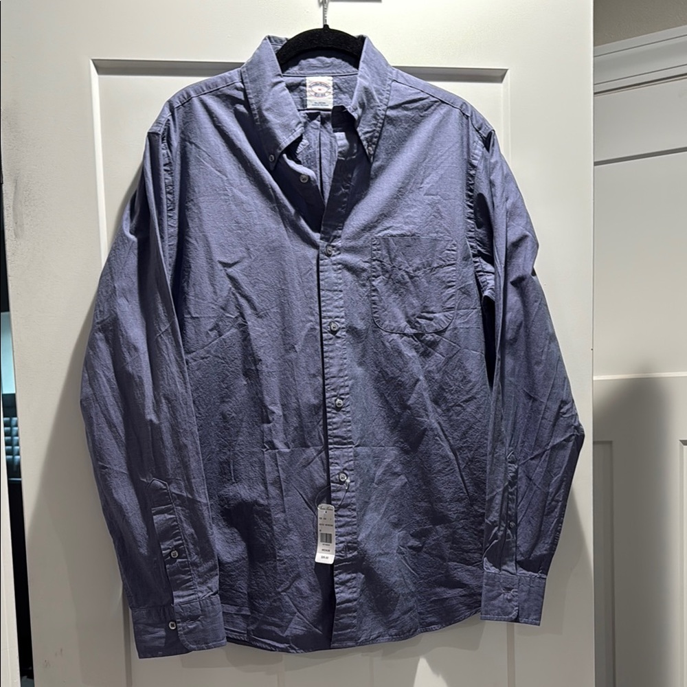 Brooks Brothers Classic Navy Button-Down Shirt